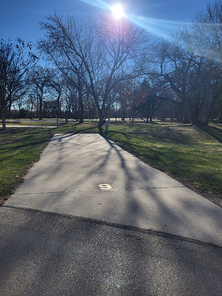 photo of camping pads at Hall County Park